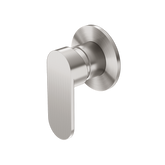 Ecco Shower Nero Mixer Small Round Back Plate - Brushed Nickel